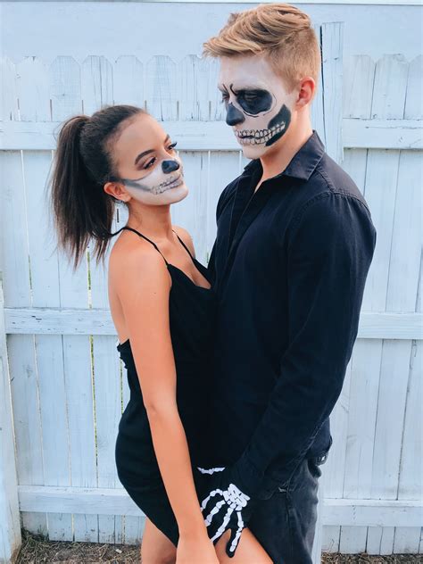 skeleton couple costume|realistic skeleton costume.